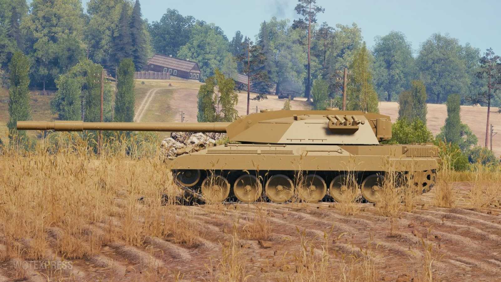 Nedokončený model tanku Carro da Combattimento 45t