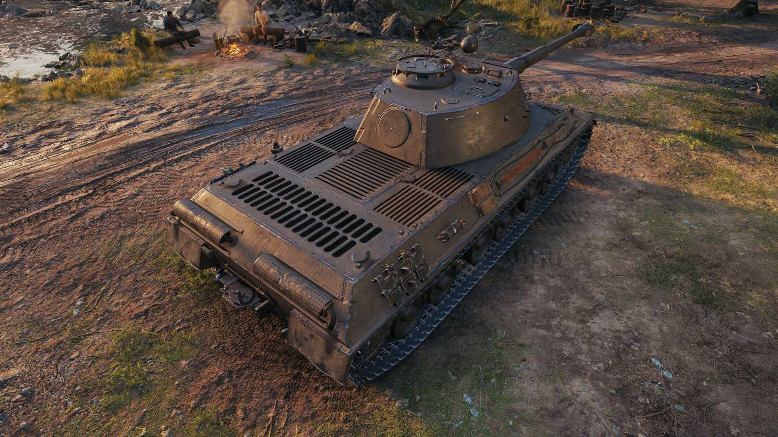 Hotový model tanku Škoda T 45