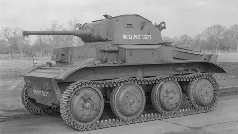 Tetrarch: Britský výsadkový tank, který padal z nebe v bednách