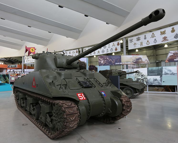 Bližší pohľad na Sherman Firefly