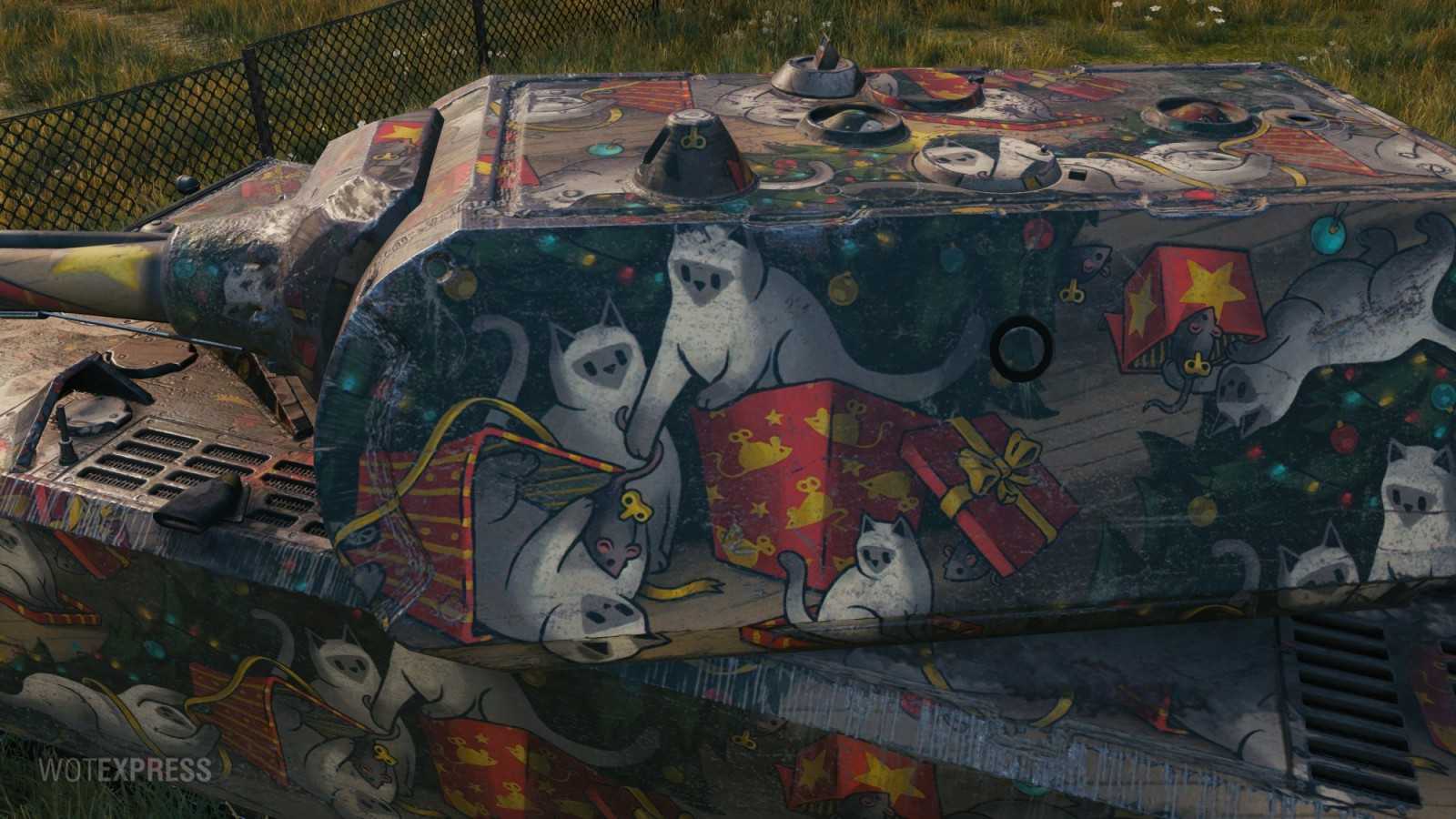 2D styl „Box of cats“ ve World of Tanks