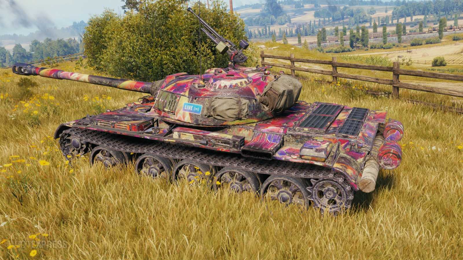 2D styl "Colors of Talent" ve World of Tanks