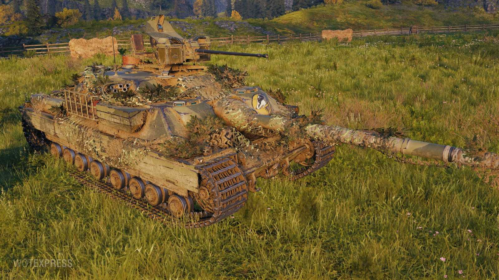 3D maskování “Mordred” pro FV217 Badger