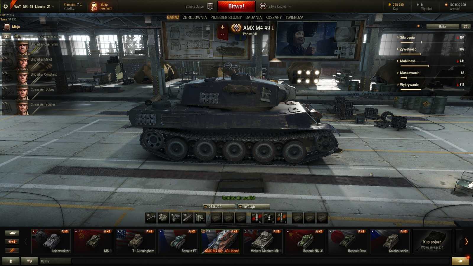 AMX M4 Mle. 49 brzy v E-Shopu