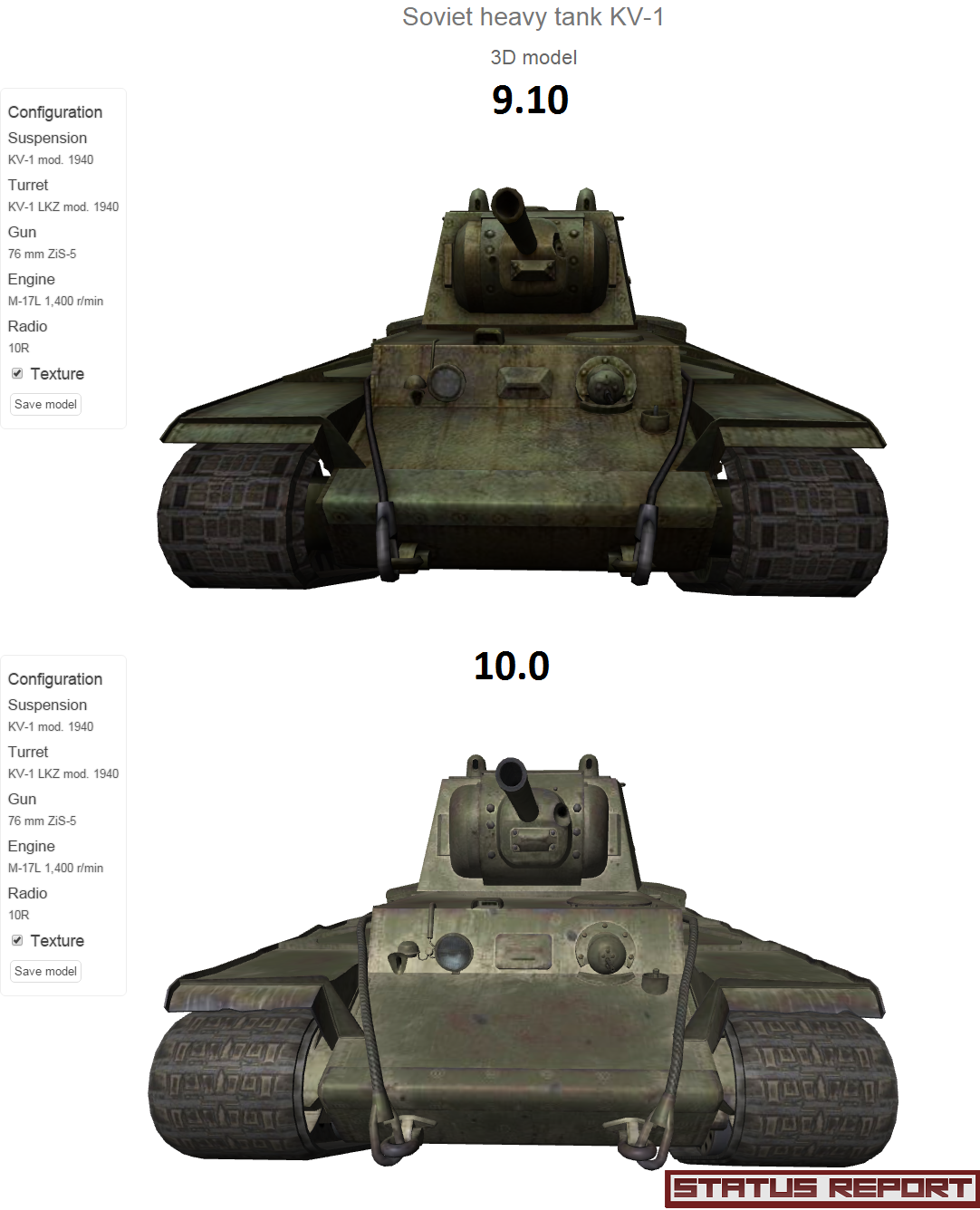 Změny KV-1 v HD