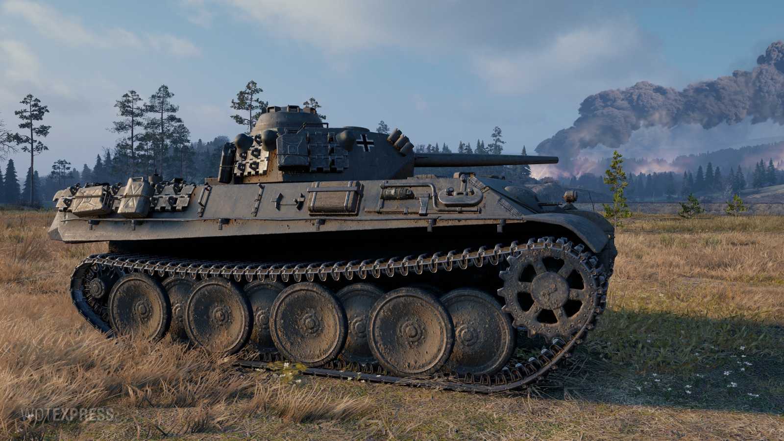 Aufklärungspanzer Panther na bojišti