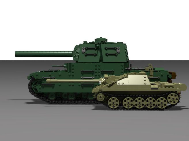 Model Type 5 vytvořený z Lega