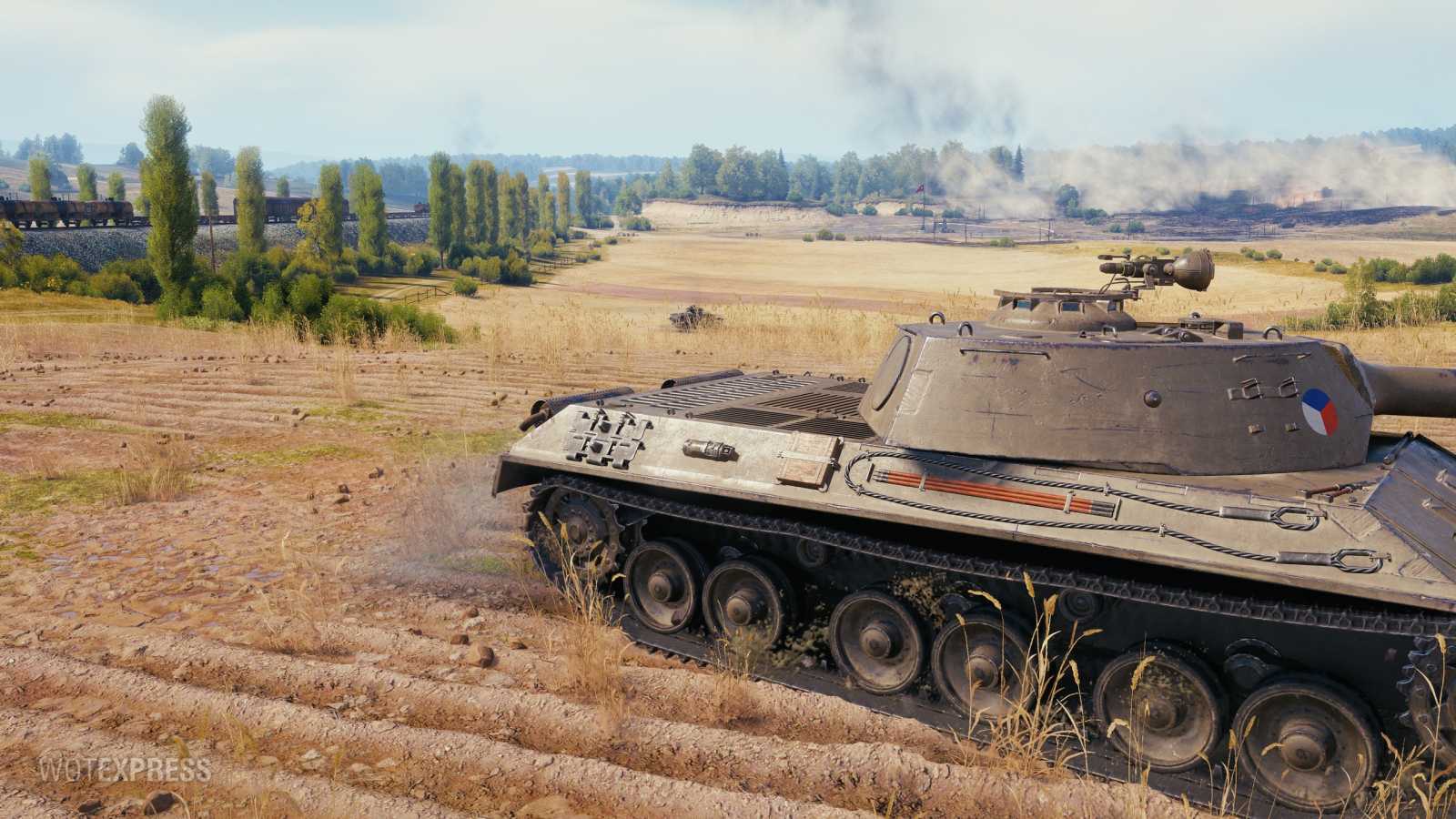 Hotový model tanku Škoda T 45