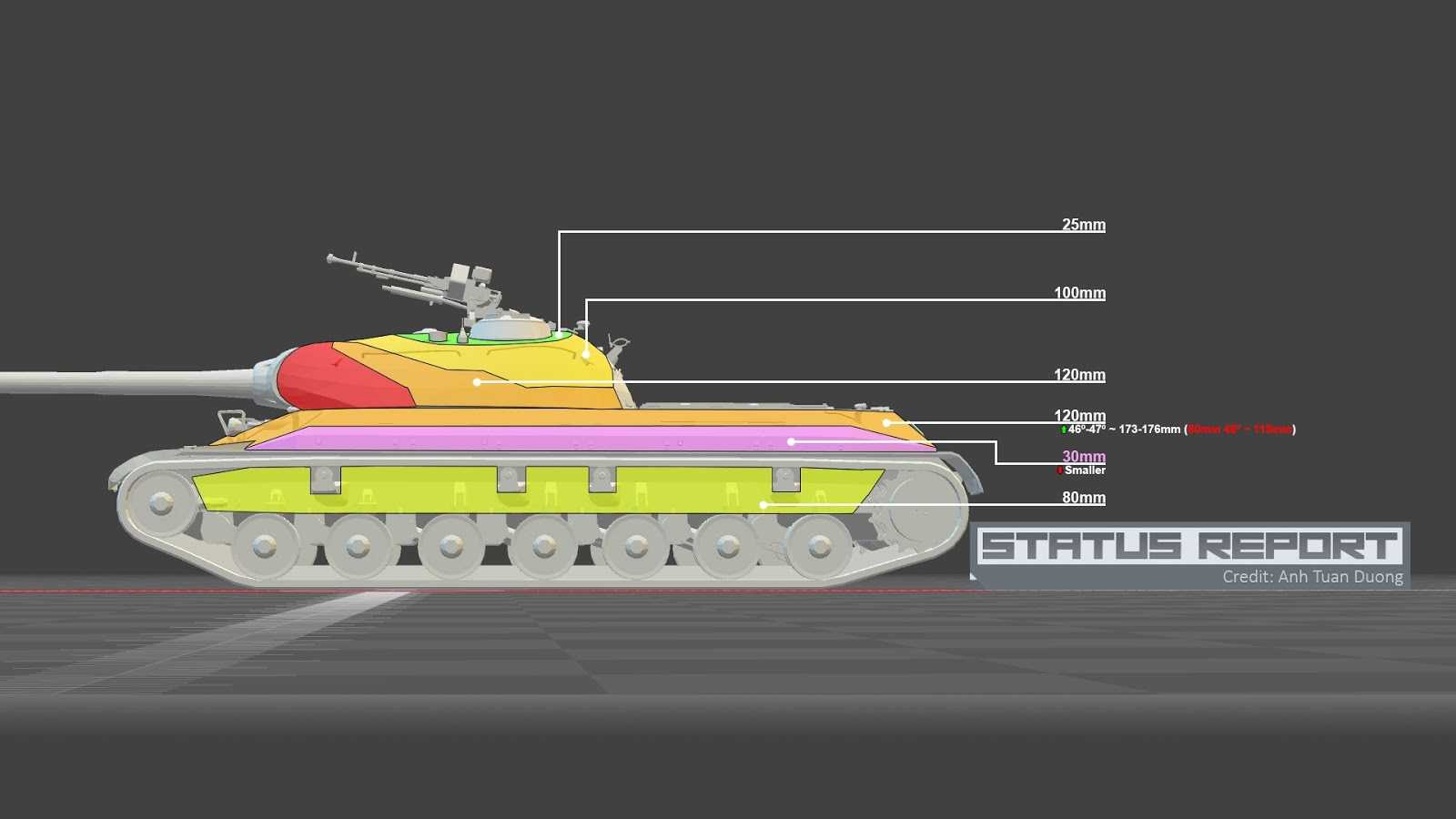 9.13: Změny pancíře WZ-111