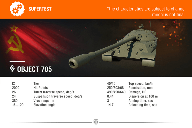 Prvé charakteristiky nového sovietskeho tanku Object 705