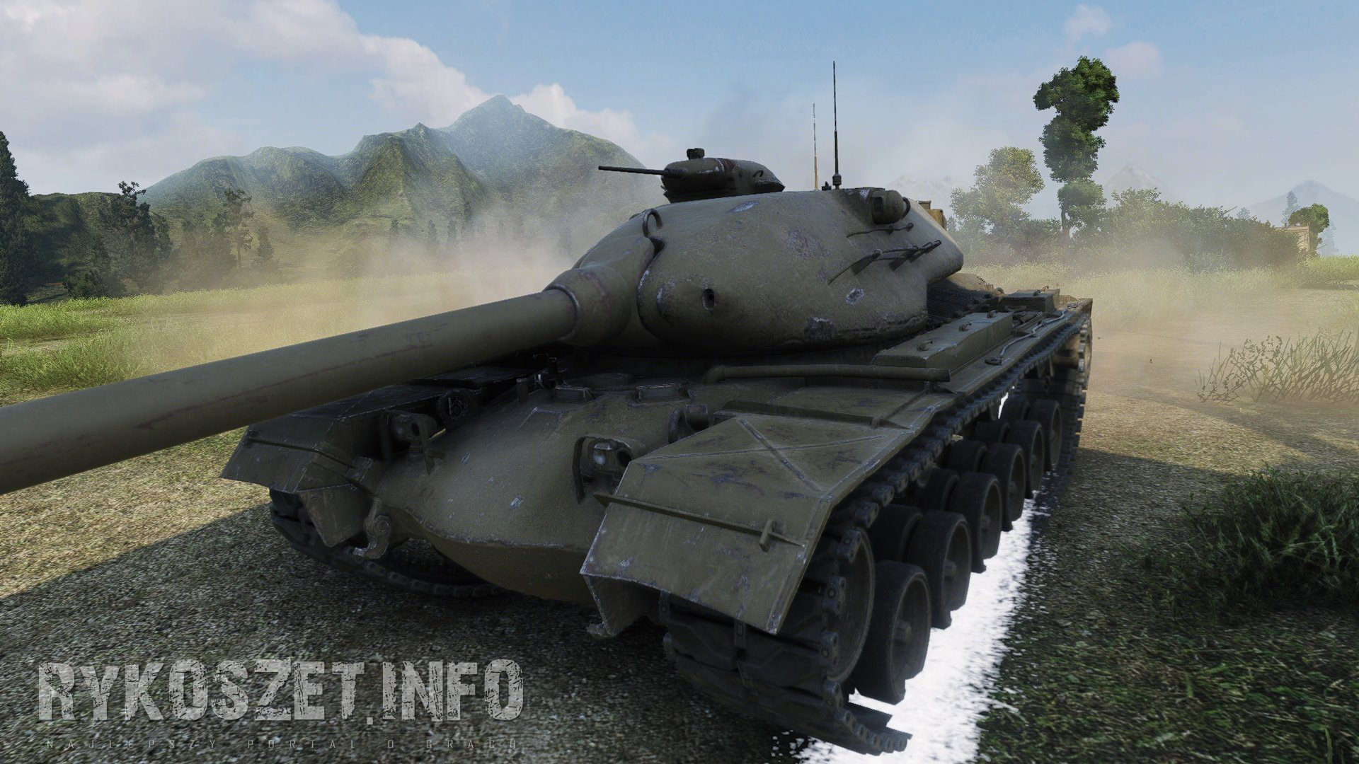 Ingame screenshoty M48A2/T54E2/T123E6