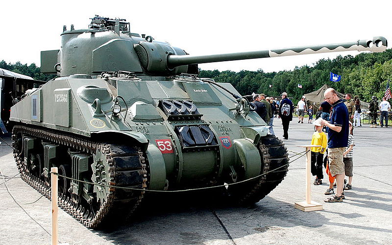 Bližší pohľad na Sherman Firefly