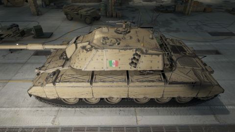 Změna vlastností tanku Progetto 71