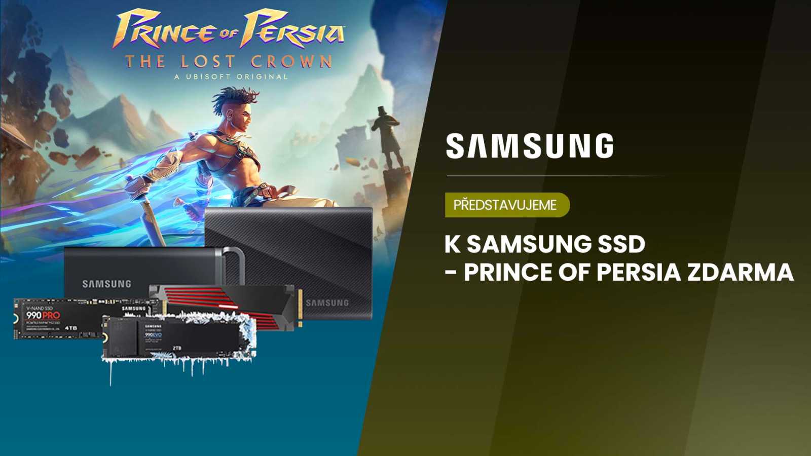 Získejte Prince of Persia: The Lost Crown zdarma k diskům Samsung