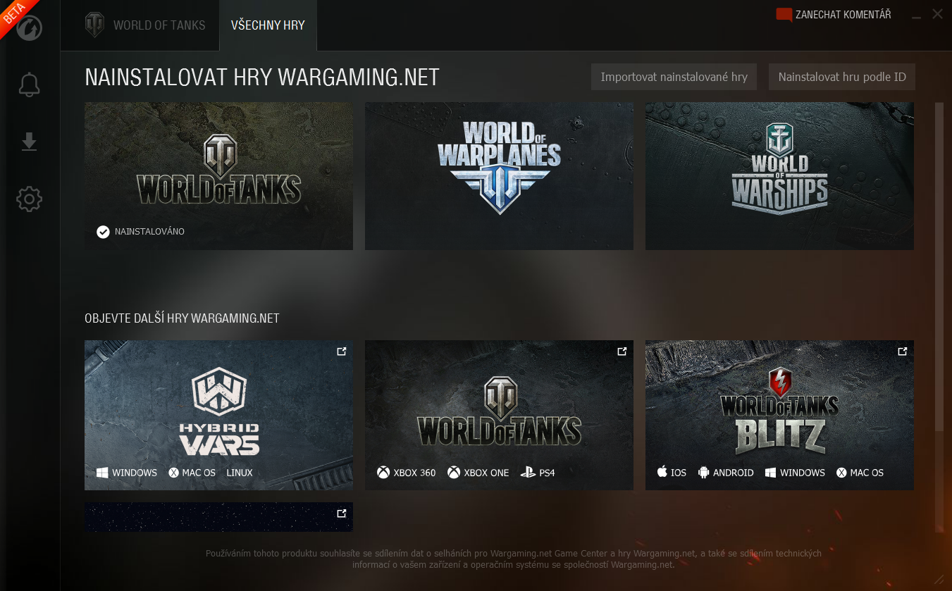 Wargaming.net Game Center