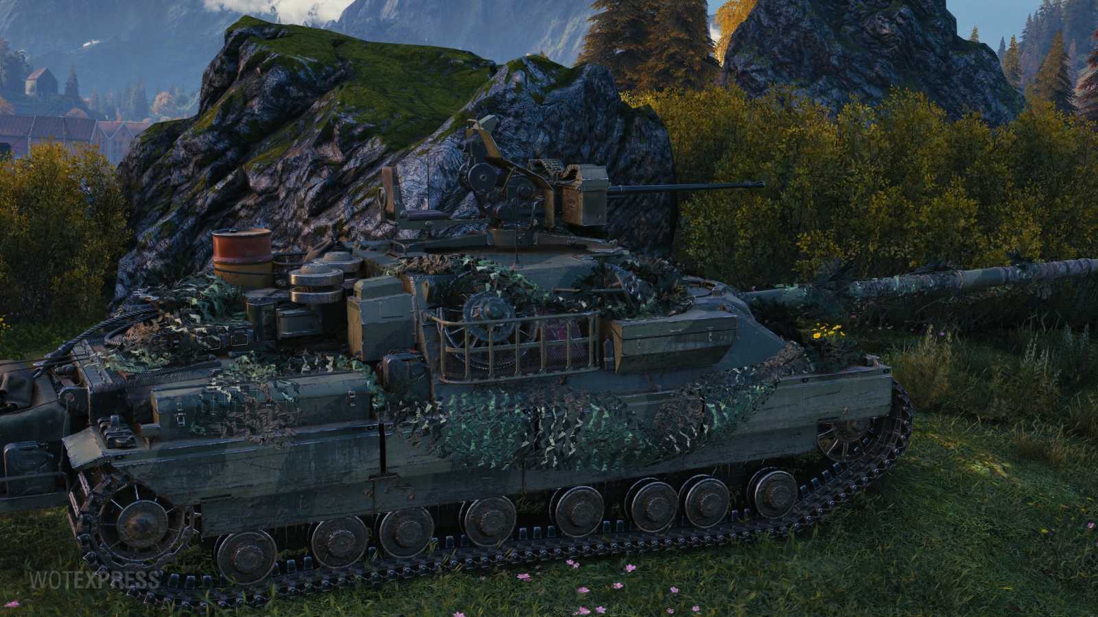 3D maskování “Mordred” pro FV217 Badger