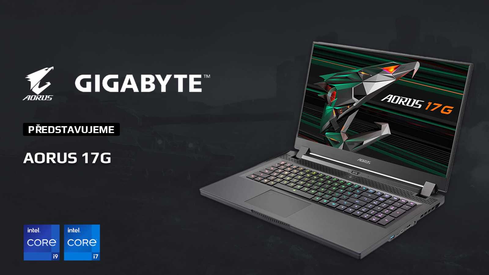 Gigabyte AORUS 17G - nekompromisní výkon na cesty