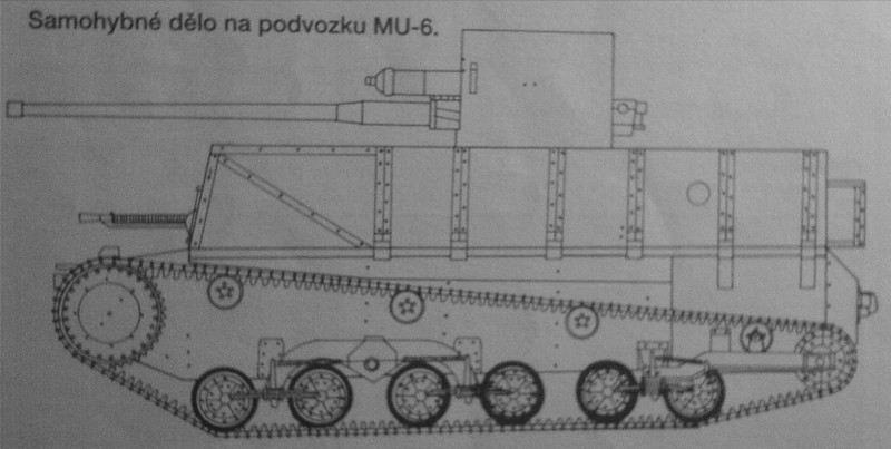 Dělový tančík Škoda MU-6