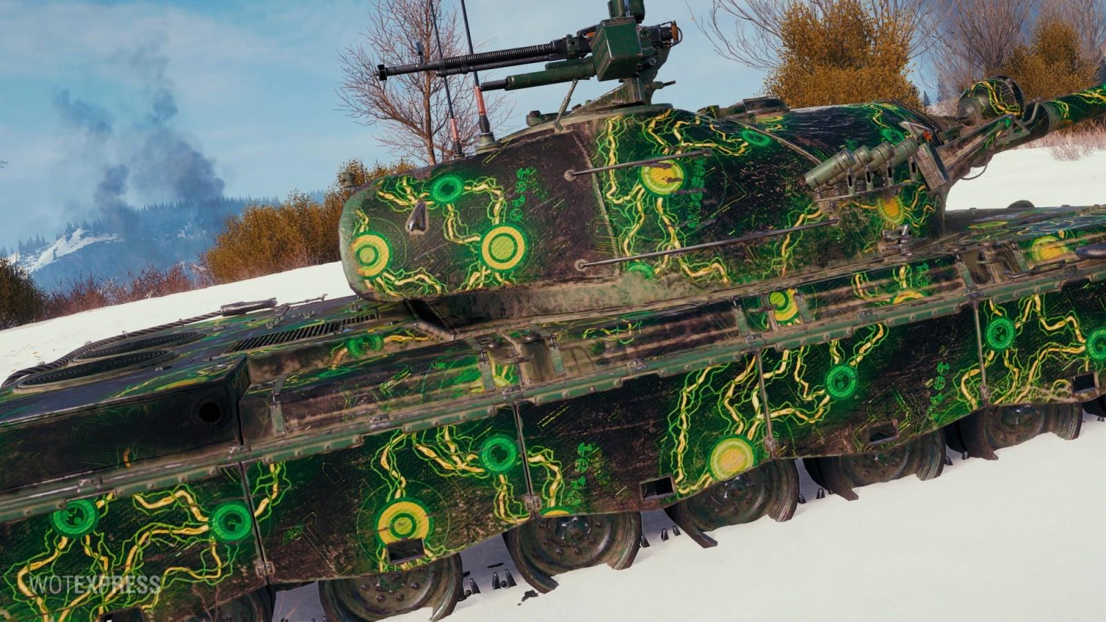Kamufláž „Borg Channel“ ve World of Tanks