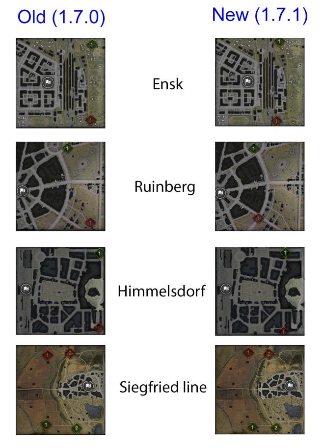 WoT 1.7.1: Změny map v režimu střetnutí