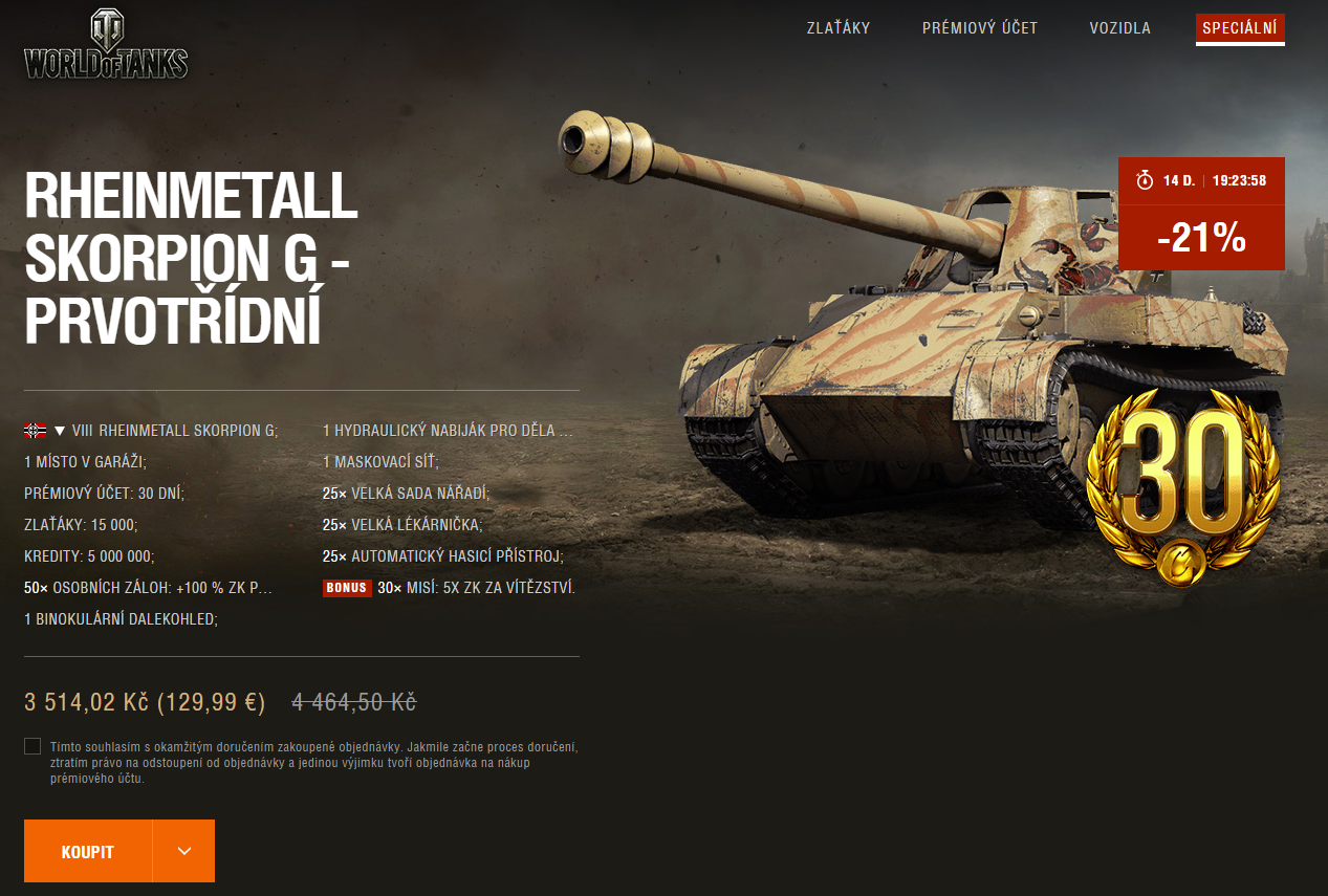 Rhm. Skorpion G v E-Shopu