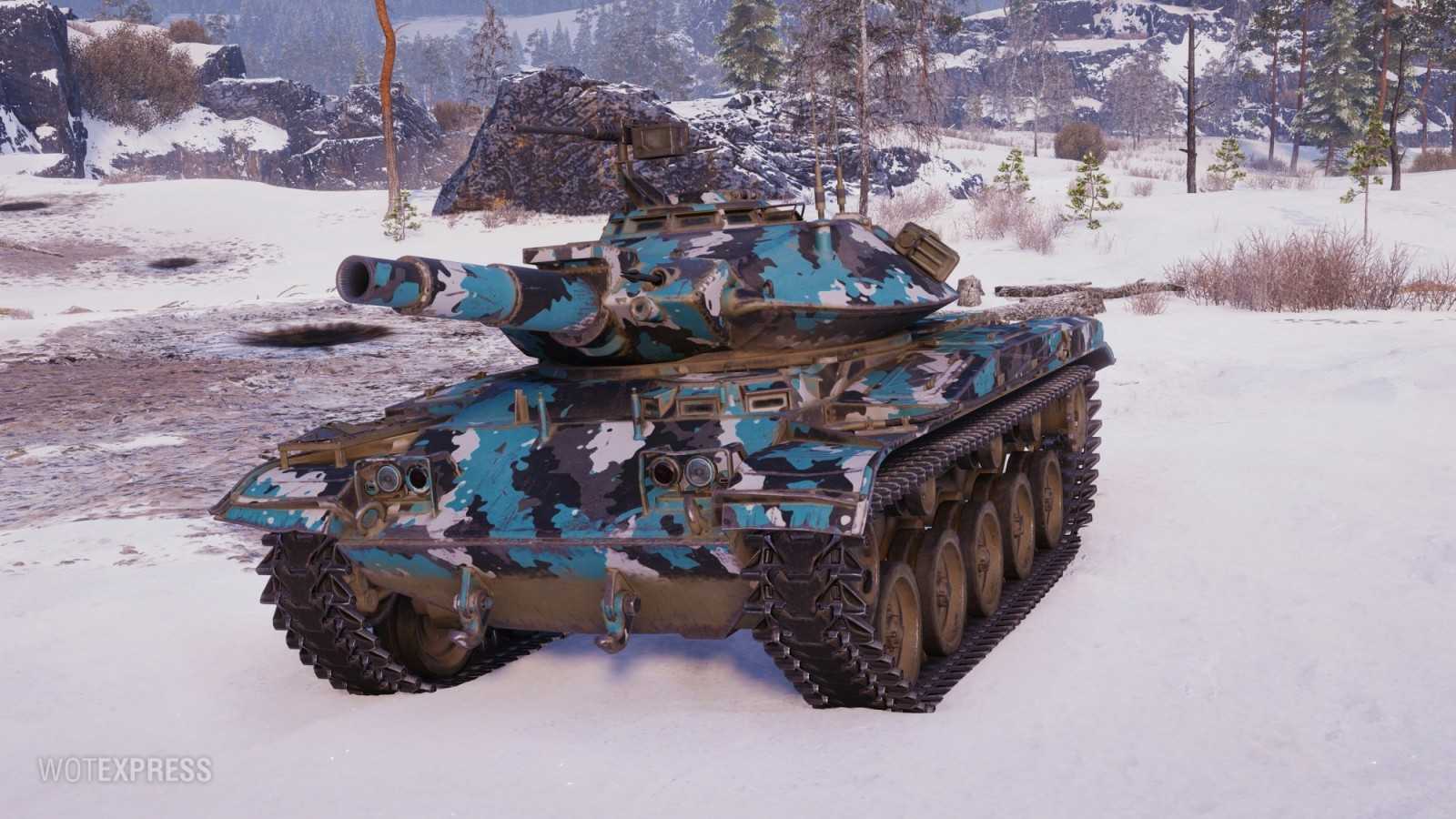 2D styl „Winter“ ve World of Tanks