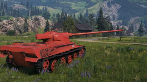 2D styl "Red Convertible" ve World of Tanks