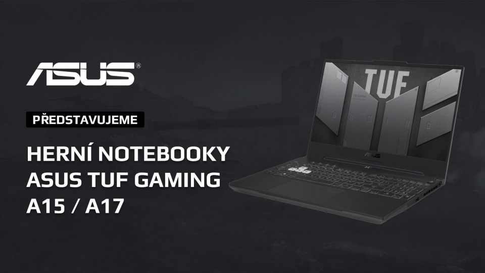 Nové herní notebooky ASUS TUF Gaming nyní můžete pořídit s extra slevou až 4 tisíce korun