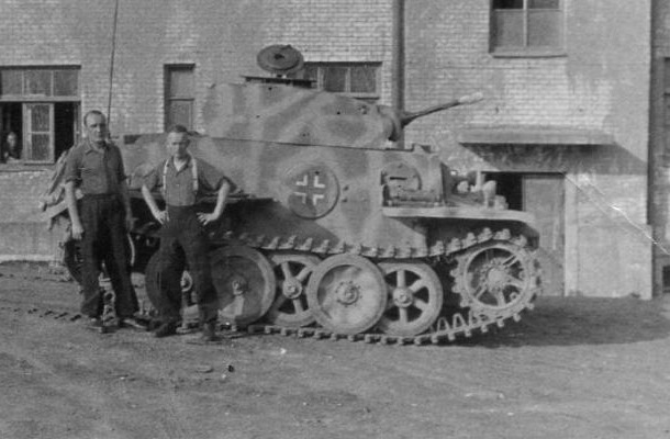 Bližší pohľad na Pz.Kpfw. II Ausf. J