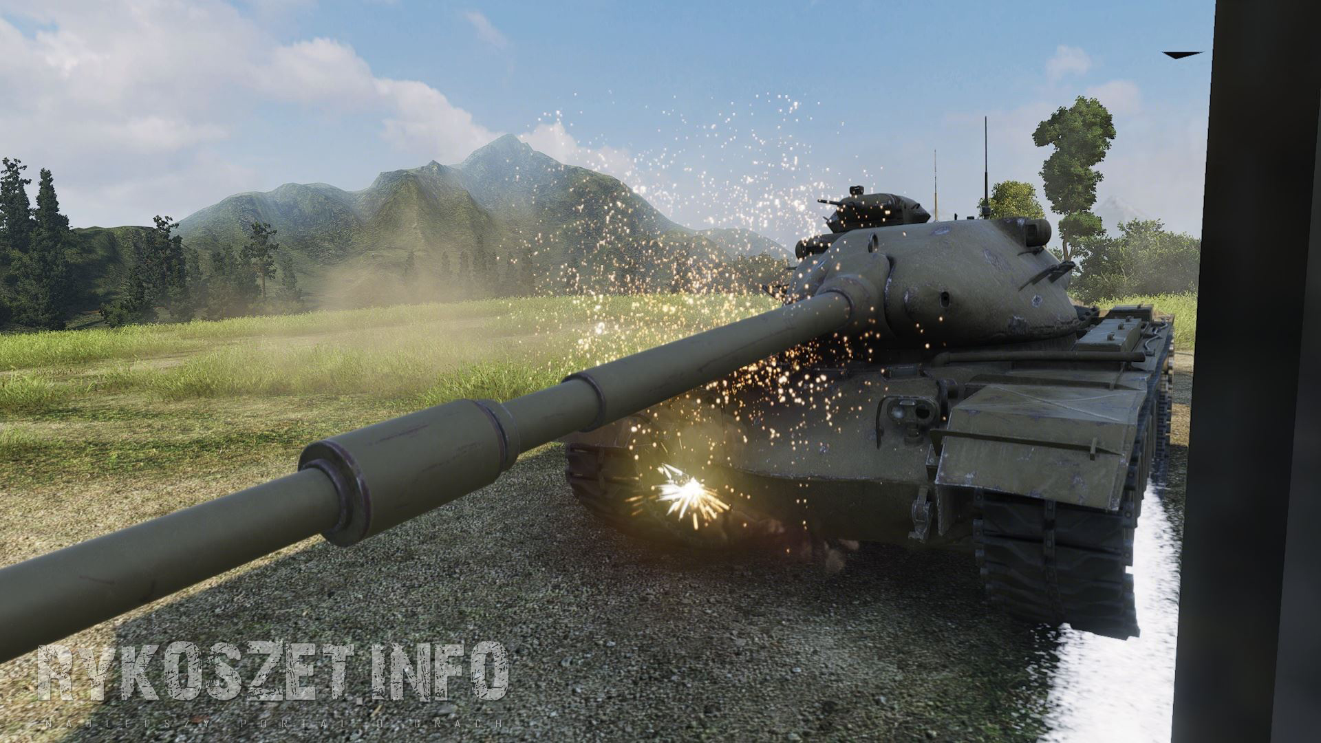 Ingame screenshoty M48A2/T54E2/T123E6