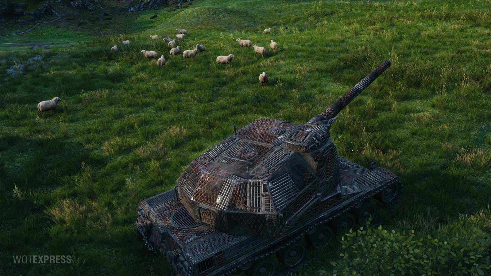 2D styl „Elektrická ochrana“ ve World of Tanks