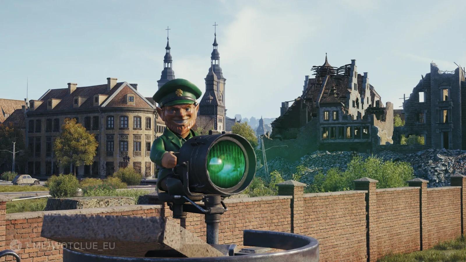 3D vozidlo „Lamplighter“ ve hře World of Tanks