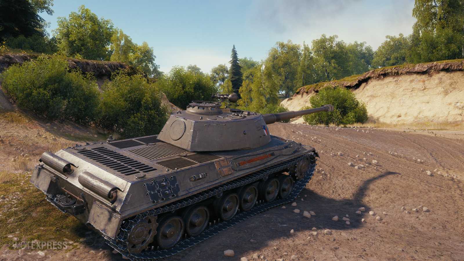 Hotový model tanku Škoda T 45