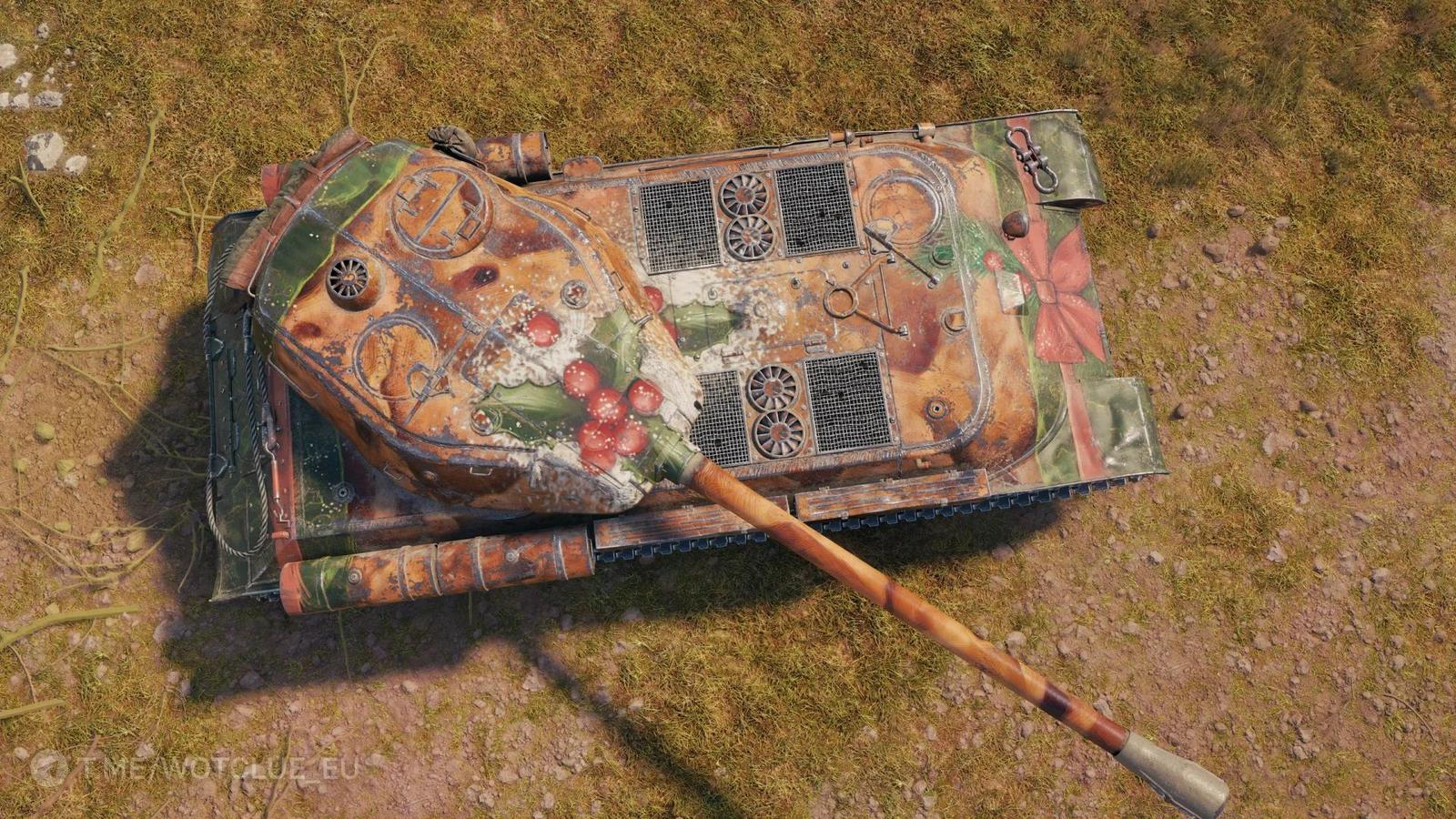 2D styl „Panettoneský průvod“ v aktualizaci World of Tanks