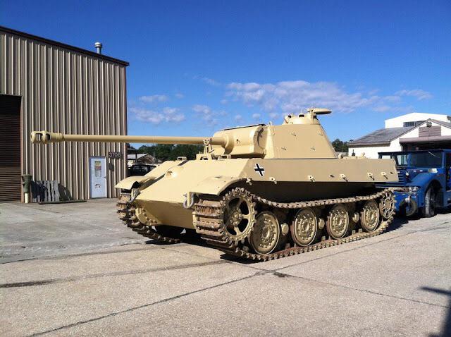 Panther II v Pattonově muzeu Fort Benning, Georgia, USA