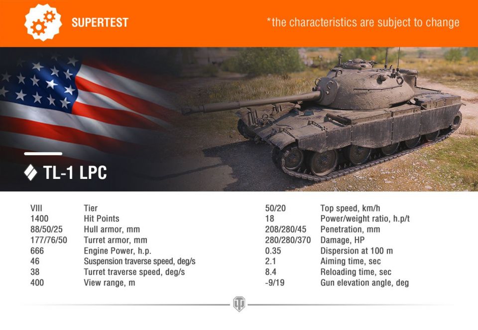 World of Tanks Supertest – TL-1 LPC