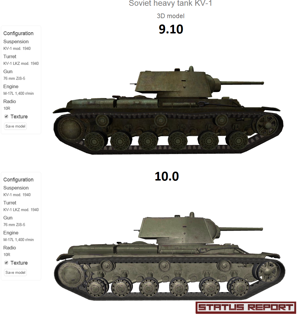 Změny KV-1 v HD