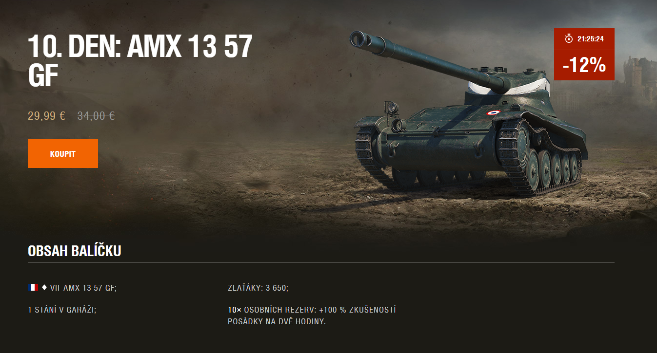 Adventný kalendár: AMX 13 57 GF