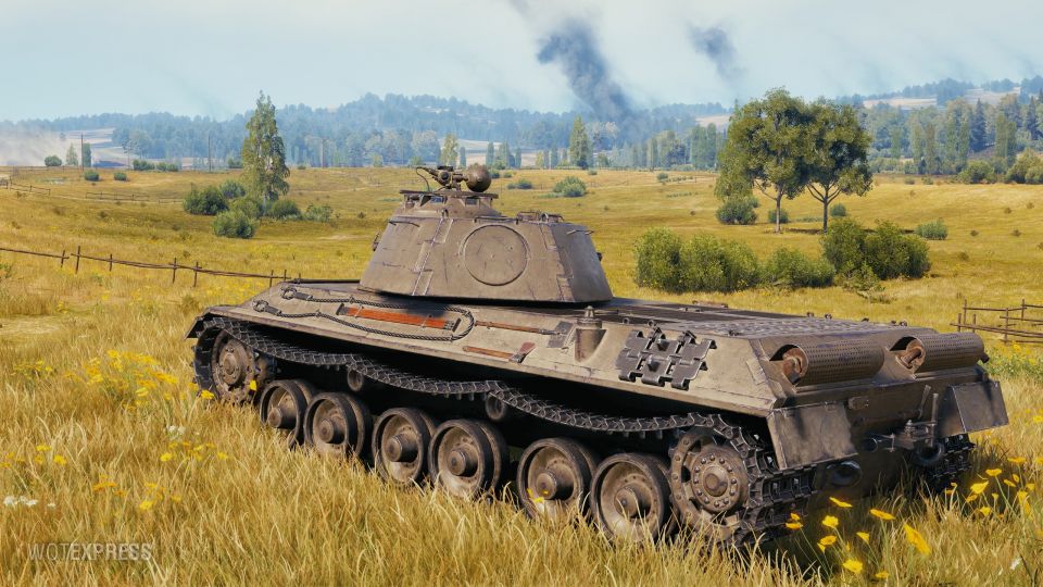 Hotový model tanku Škoda T 45