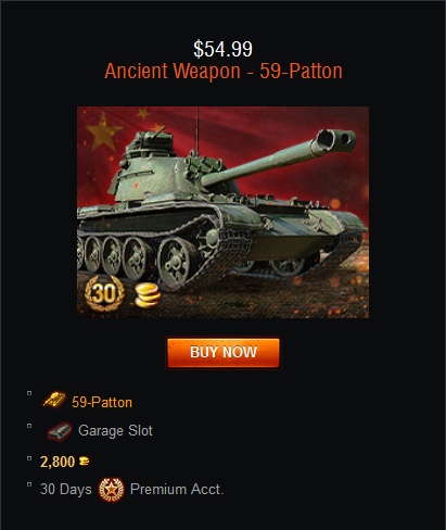 Type 59/Patton v prodeji v severní Americe