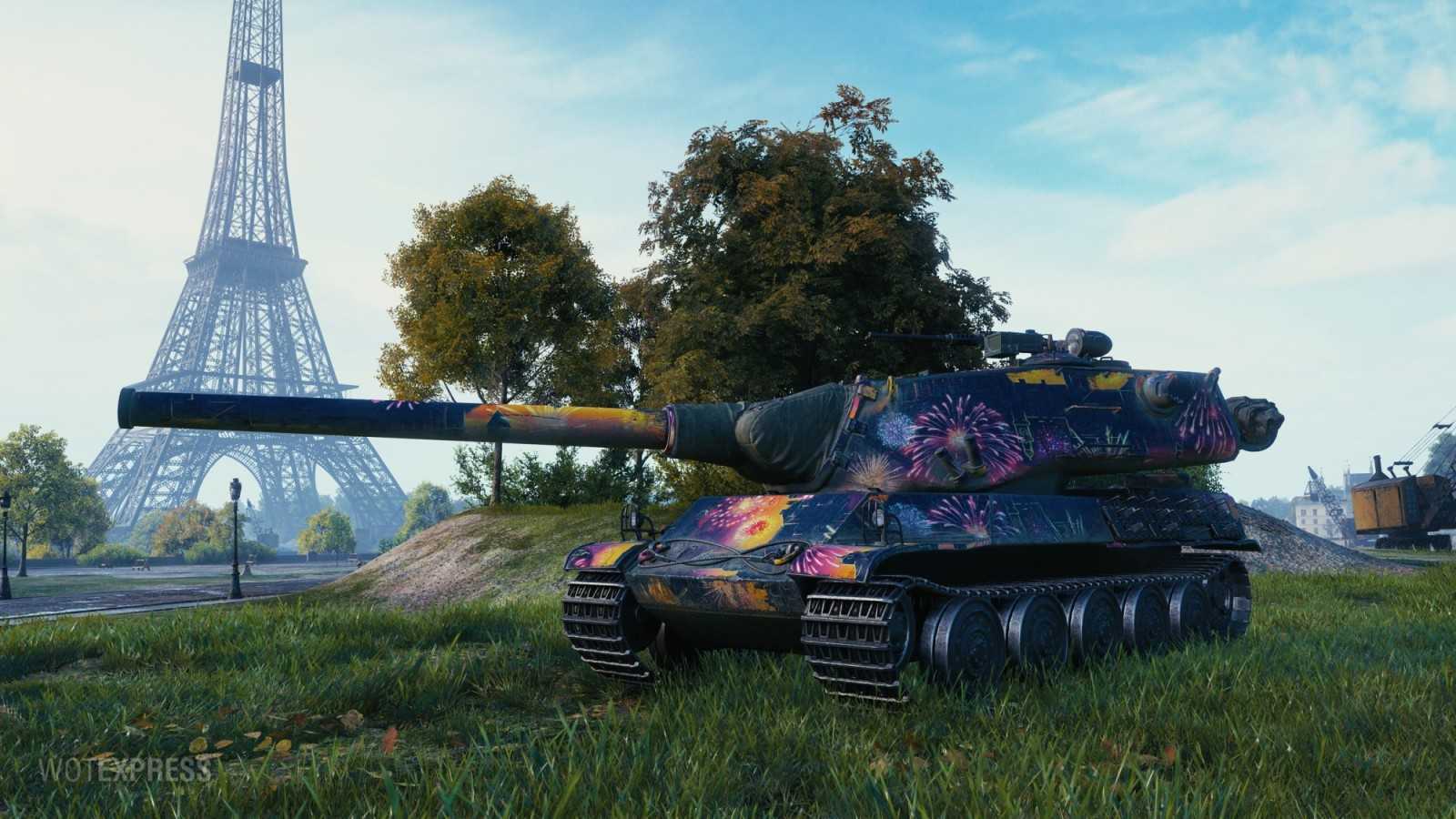 2D styl "Ohňostroj" ve World of Tanks