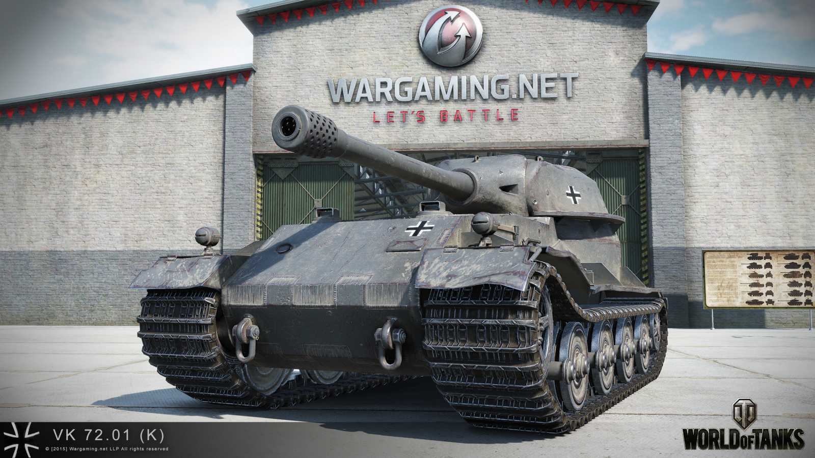 Přepracování tanku VK 72.01 (K)