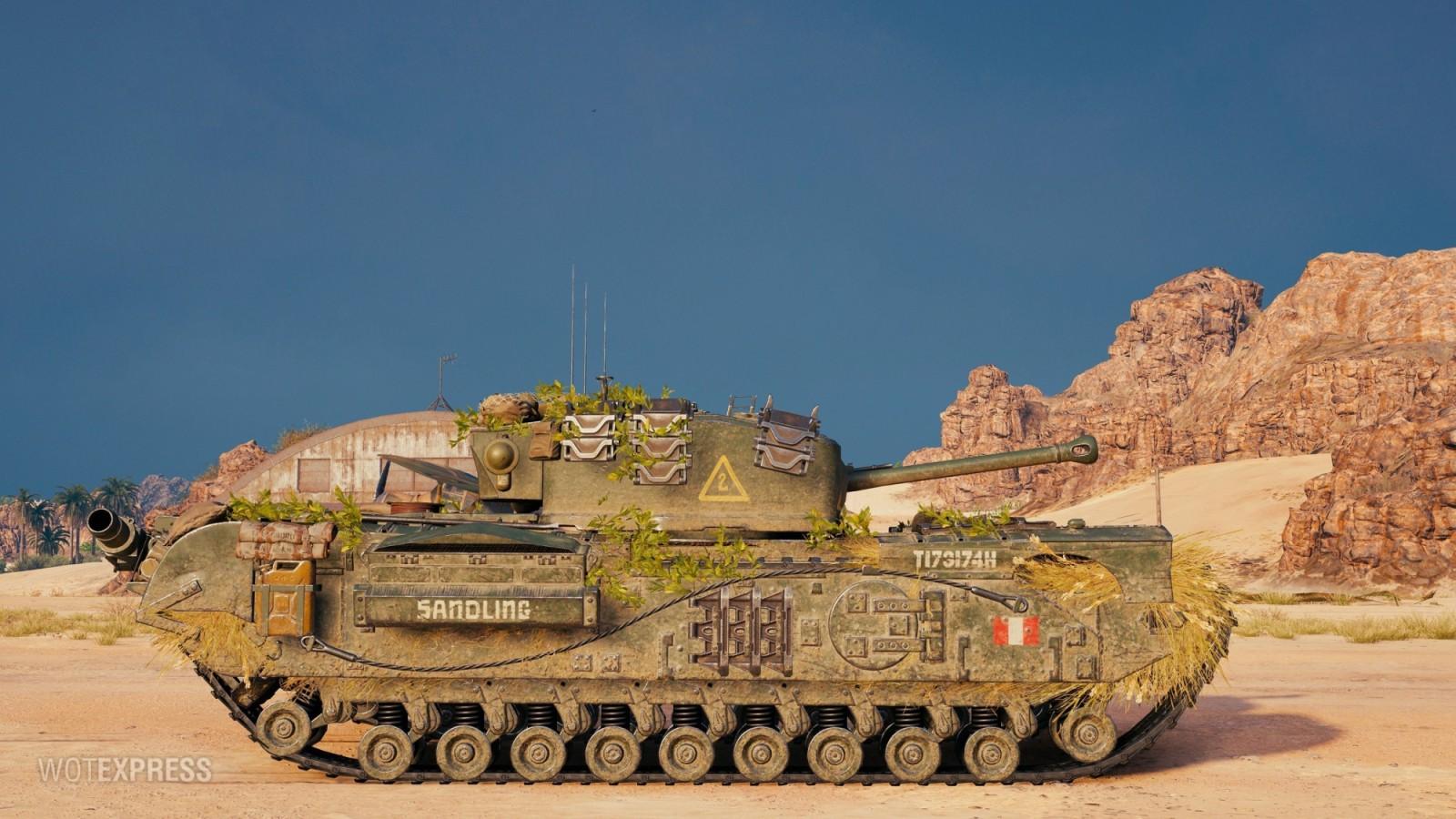 Nový prémiový tank Churchill Crocodile ve World of Tanks