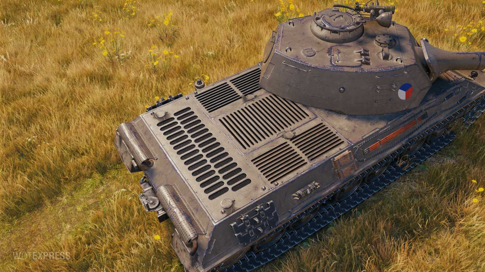 Hotový model tanku Škoda T 45