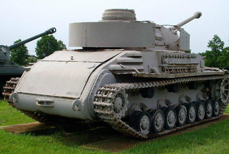 Bližší pohľad na Pz.Kpfw. IV hydrostat.