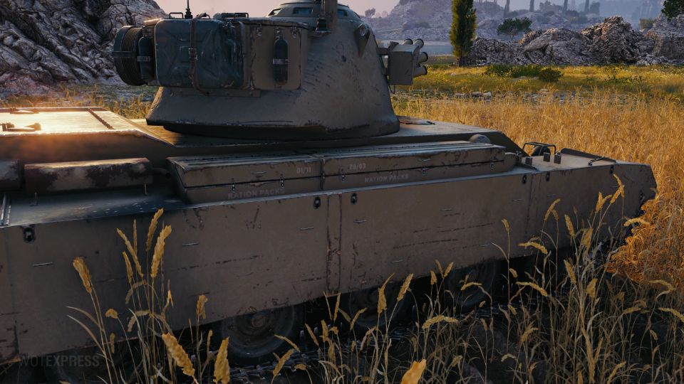 Fotky tanku Charlemagne z bojiště