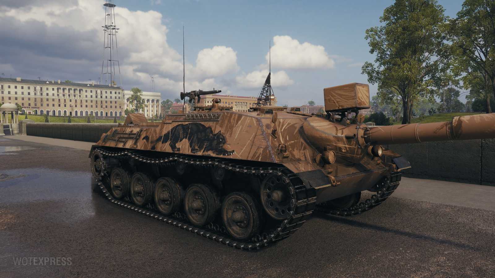 Kamufláž černého pantera pro KanonenJagdpanzer 105