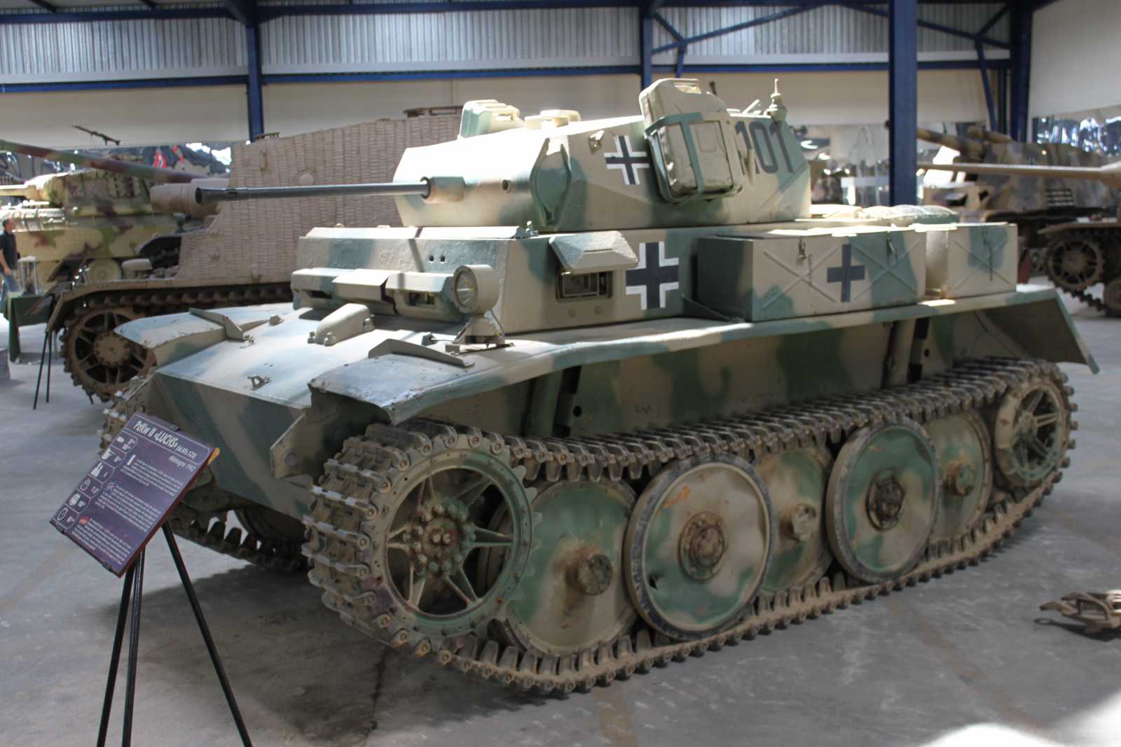 Bližší pohľad na Pz.Kpfw. II Luchs