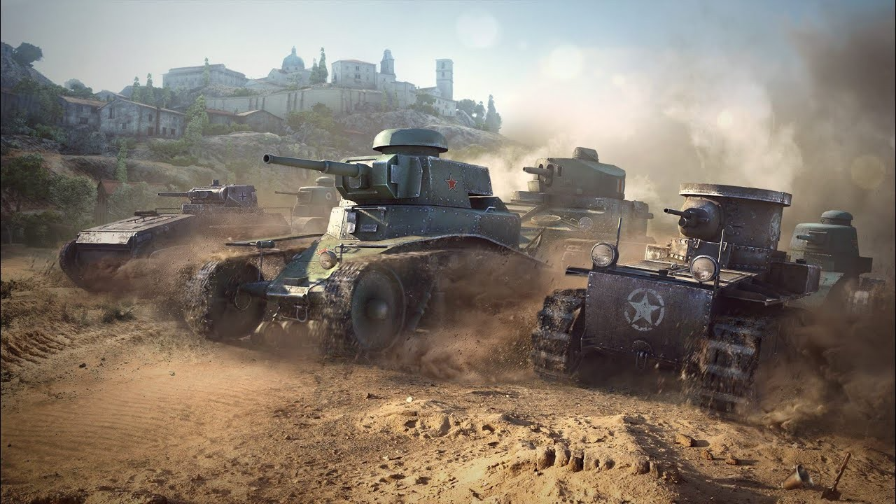 Načítání druhého testu aktualizace 1.21 ve World of Tanks