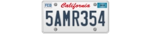 Licence plate US